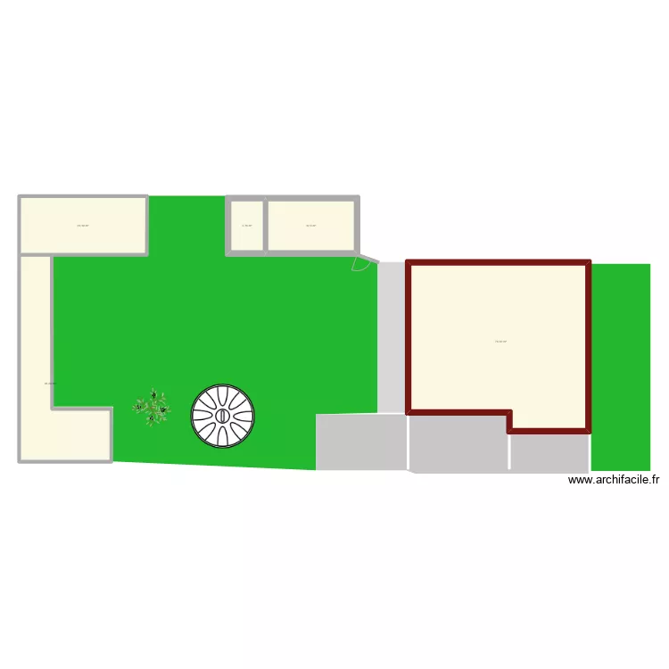 Gardens. Floor plan with 