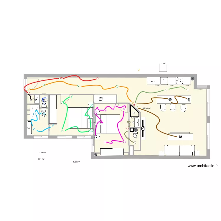 iluminacion  1 jorje juan 21 . Floor plan with 