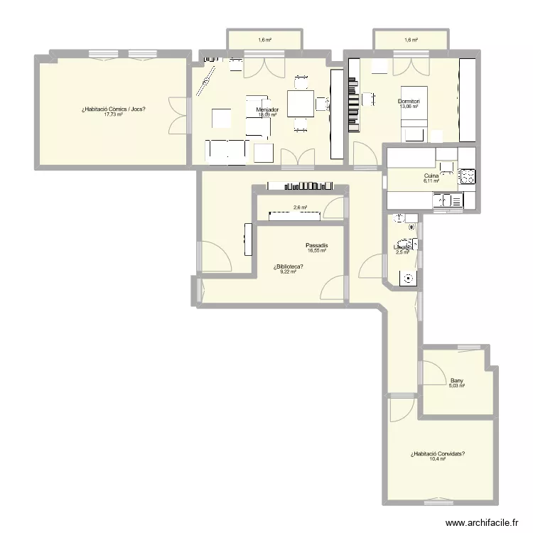 Casa. Floor plan with 