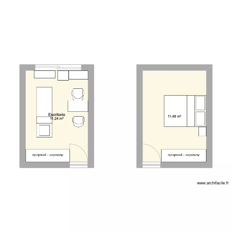 Quarto. Floor plan with 