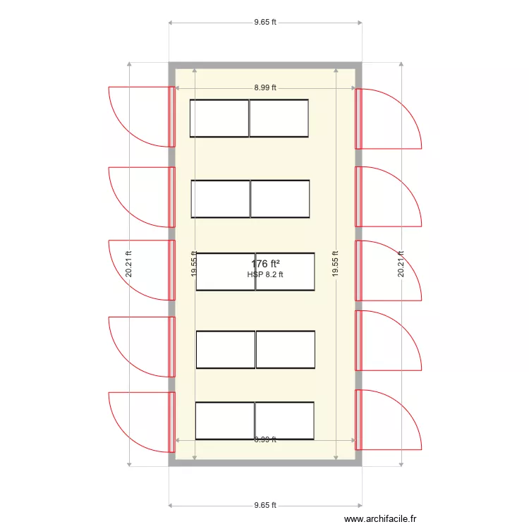 Hera KC Large. Floor plan with 