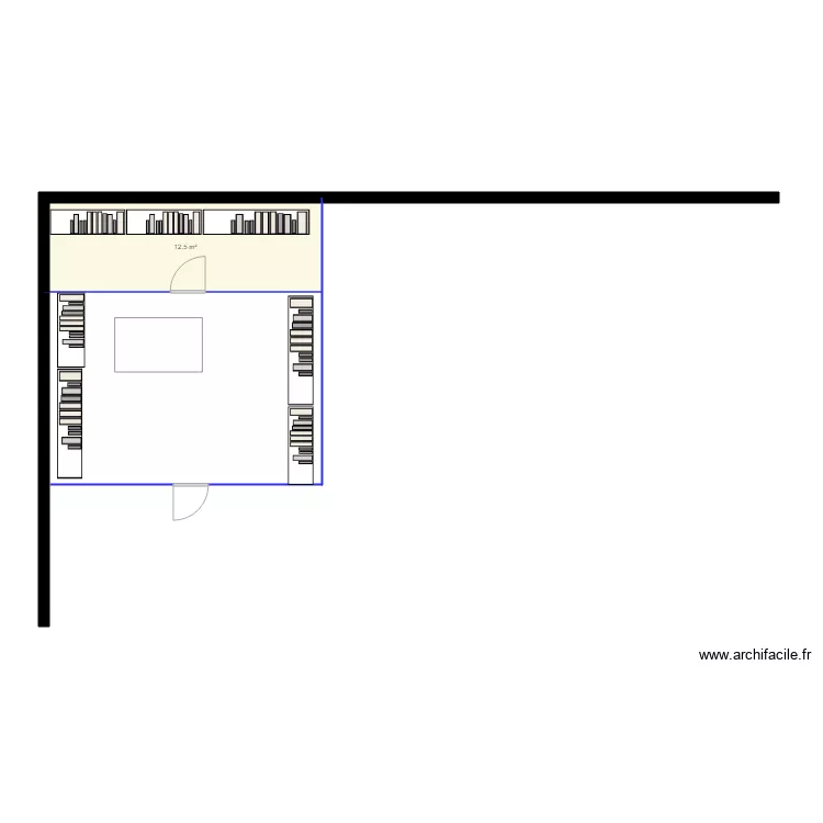 loge Wuidar. Floor plan with 