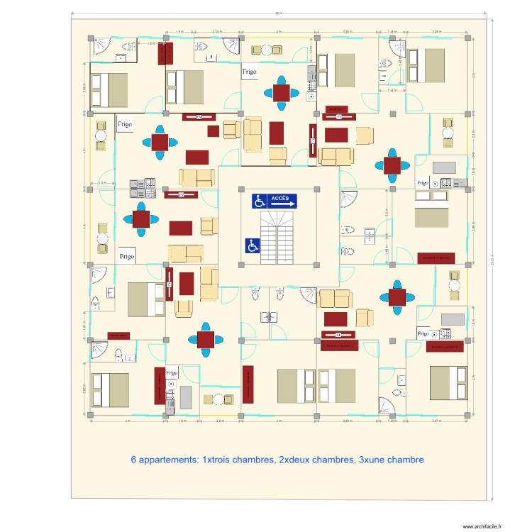 Bwiza Etages. Floor plan with 0 room and 0 m2