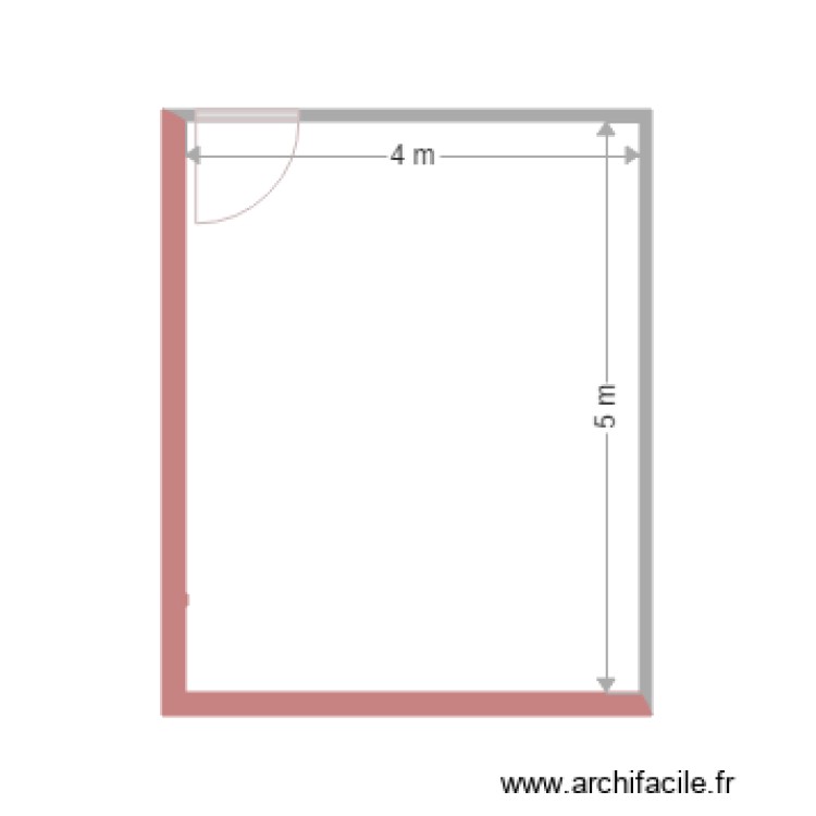 abri frame frame. Floor plan with 0 room and 0 m2
