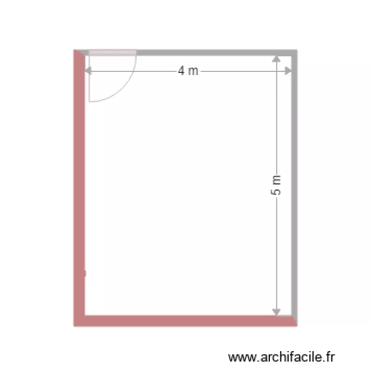 abri frame frame. Floor plan with 