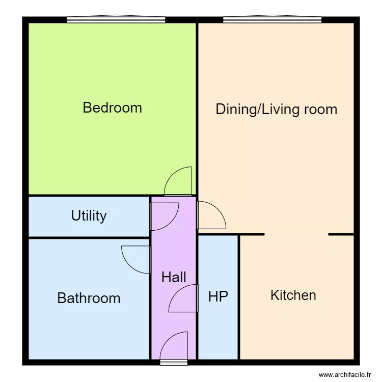 Plan 11. Floor plan with 