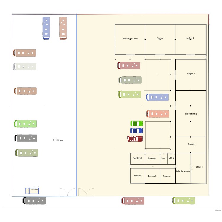 Morcellement Q10. Floor plan with 0 room and 0 m2