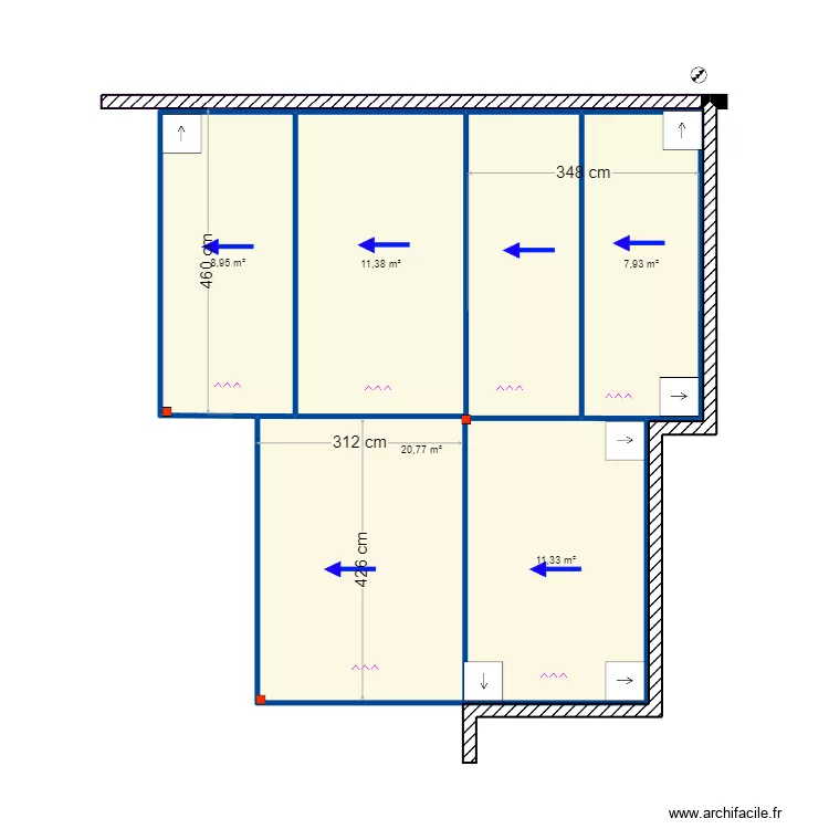 Isabel Nogueira. Floor plan with 