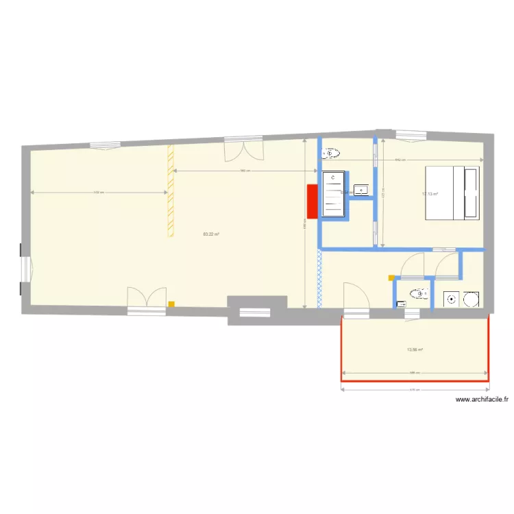 Feb 34. Floor plan with 
