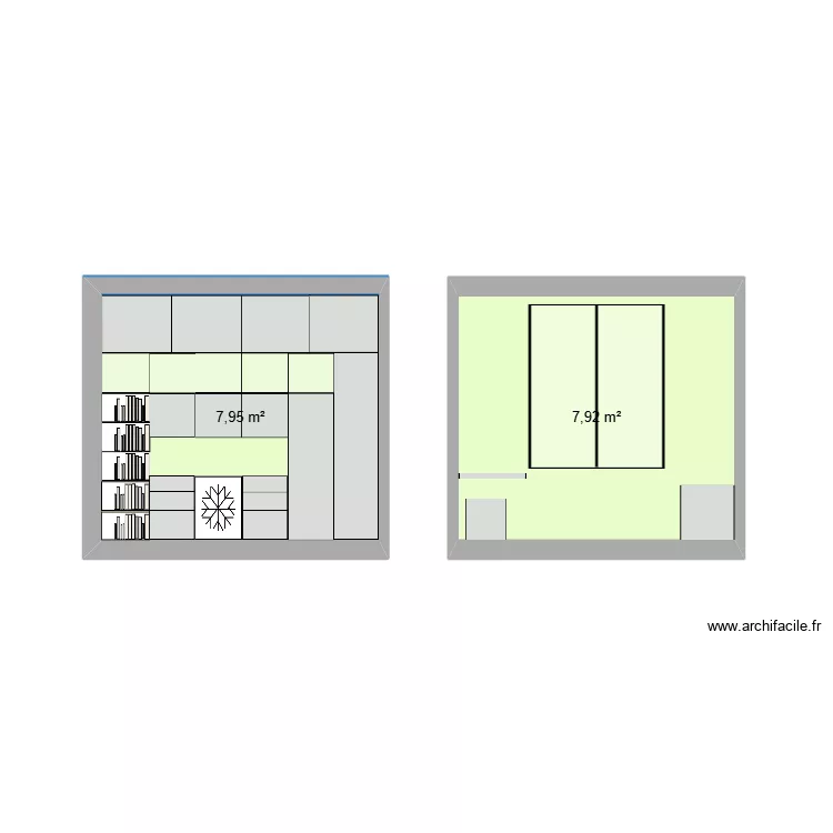 Cabinet Wall. Floor plan with Cabinet Wall. Floor plan with