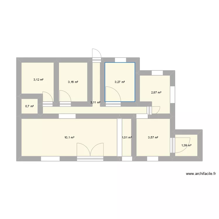 Dadous. Floor plan with Dadous. Floor plan with