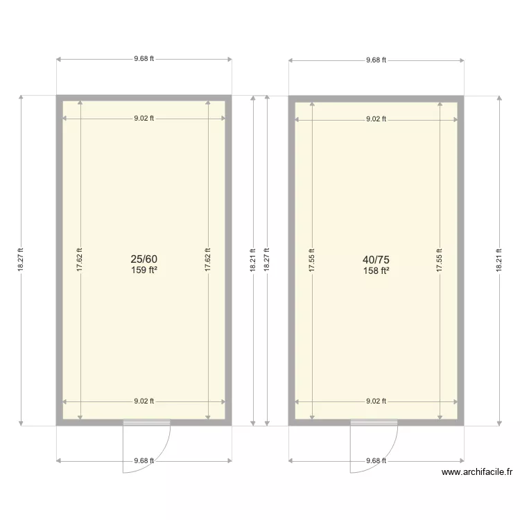 Corona. Floor plan with 