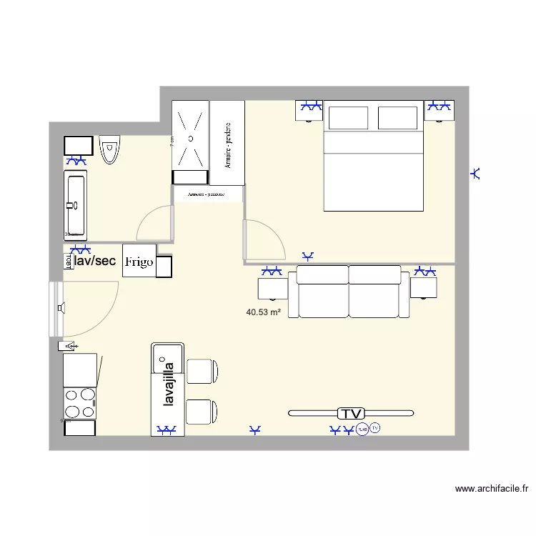 duque de sexto enchufes  2. Floor plan with 