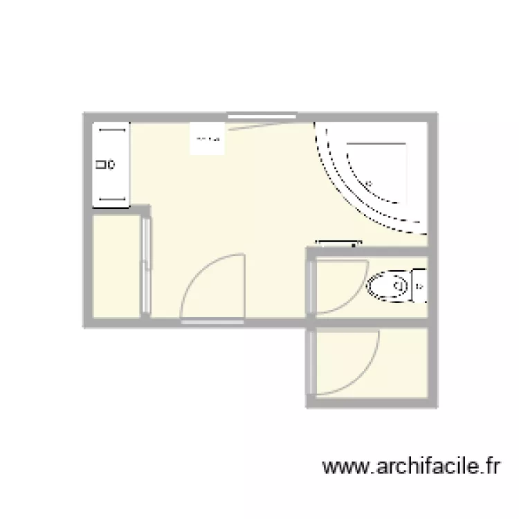 SALLE DE BAIN 2. Floor plan with SALLE DE BAIN 2. Floor plan with