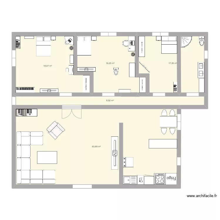 dům snů. Floor plan with 