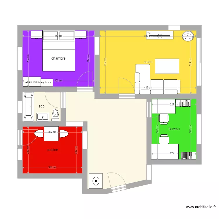BOB. Floor plan with BOB. Floor plan with