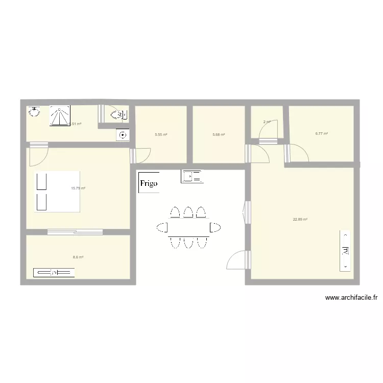 essai 2. Floor plan with essai 2. Floor plan with