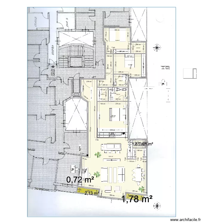 mdu15 4 banos. Floor plan with 
