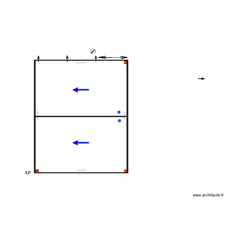 Benavides . Floor plan with 