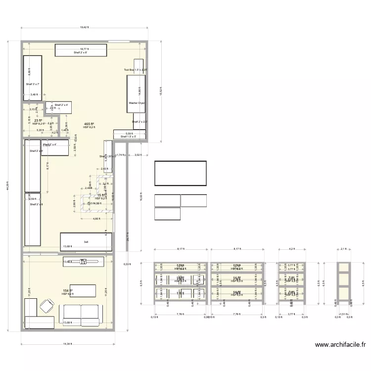 Office Basement6. Floor plan with 