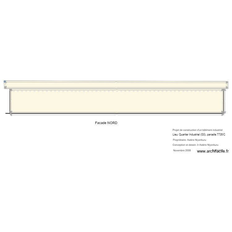 facade nord v2. Floor plan with 0 room and 0 m2 facade nord v2. Floor plan with 0 room and 0 m2