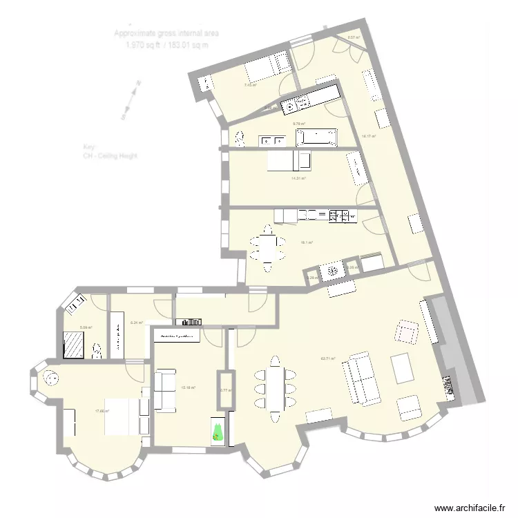 FitzJames version4. Floor plan with FitzJames version4. Floor plan with
