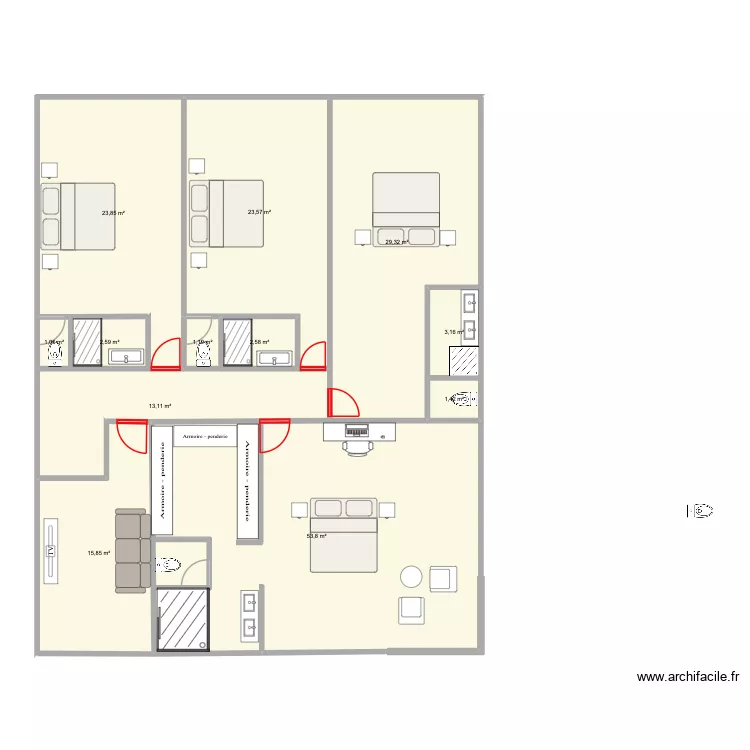 nativa chambres 3. Floor plan with 12 Rooms and 172 m² nativa chambres 3. Floor plan with 12 Rooms and 172 m²