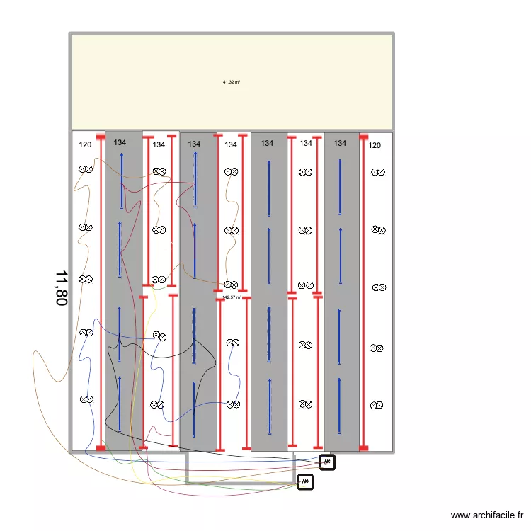 sala arriba 1. Floor plan with 