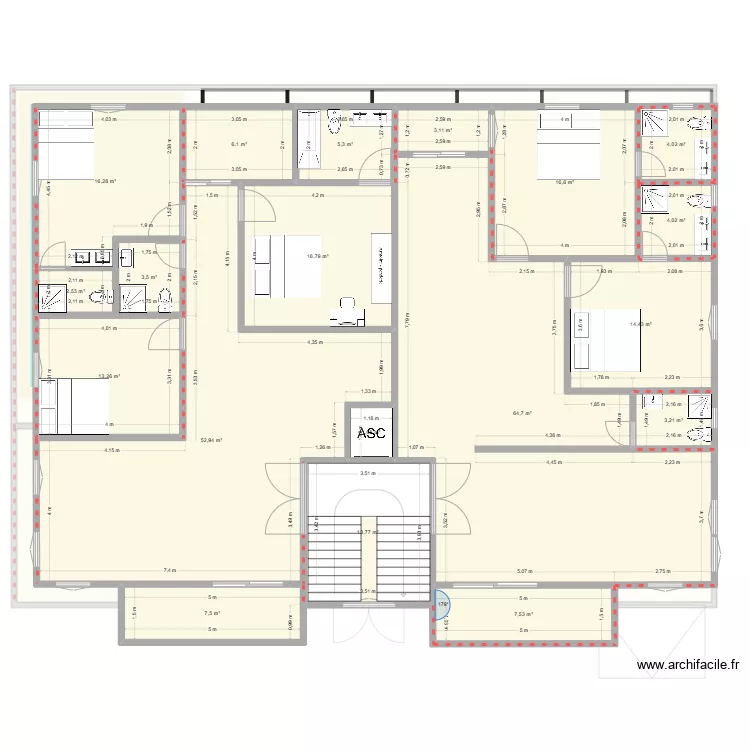 RDC. Floor plan with 