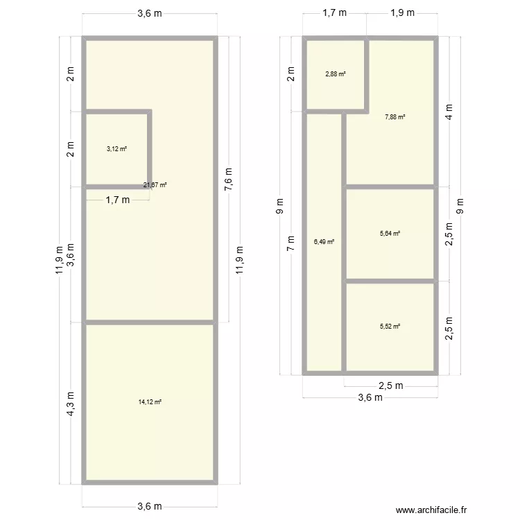 PLANO bueno. Floor plan with 8 and 67 m² PLANO bueno. Floor plan with 8 and 67 m²