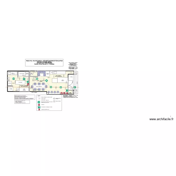 PIECE 5a. Floor plan with 3 Rooms and 46 m² PIECE 5a. Floor plan with 3 Rooms and 46 m²
