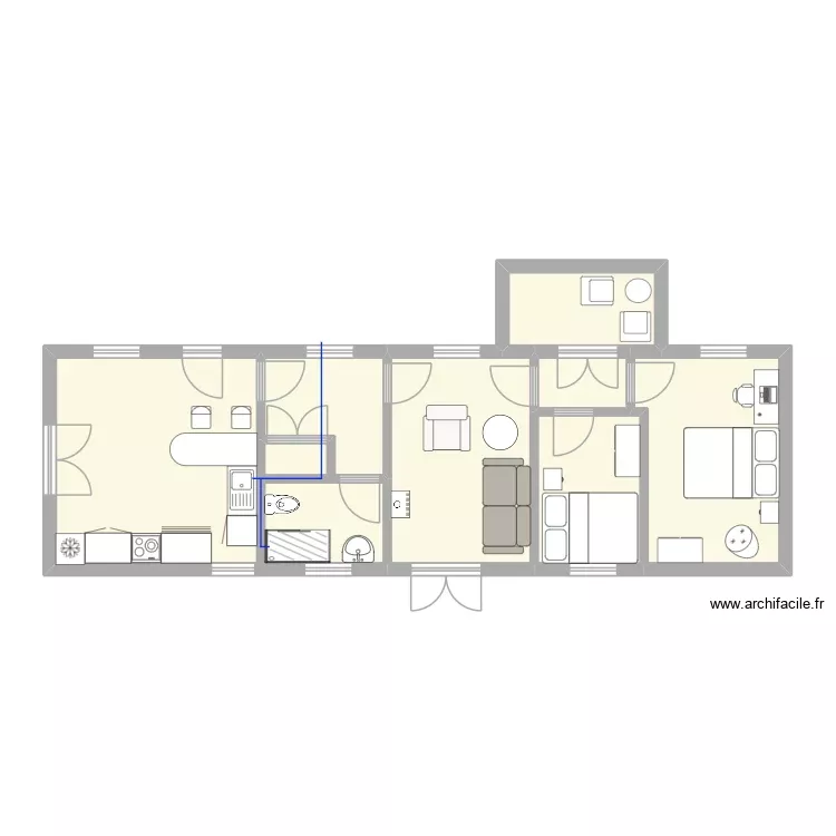 Smithy - HP Proposal. Floor plan with 9 Rooms and 60 m² Smithy - HP Proposal. Floor plan with 9 Rooms and 60 m²