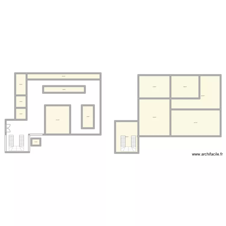 Campos. Floor plan with 14  and 235 m²