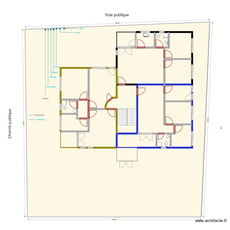 compteurs eau individuels INSS. Floor plan with 0 room and 0 m2