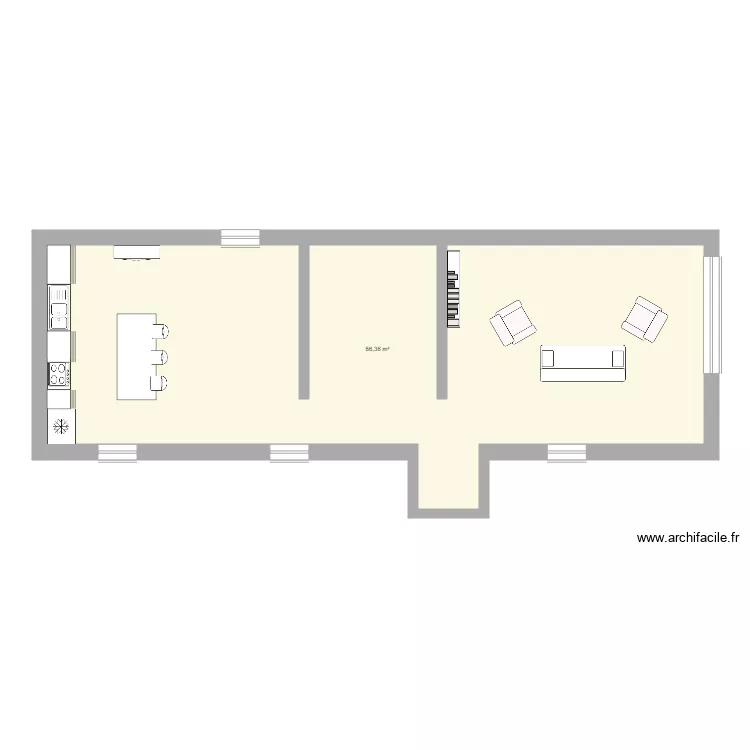 OakCottage1. Floor plan with 