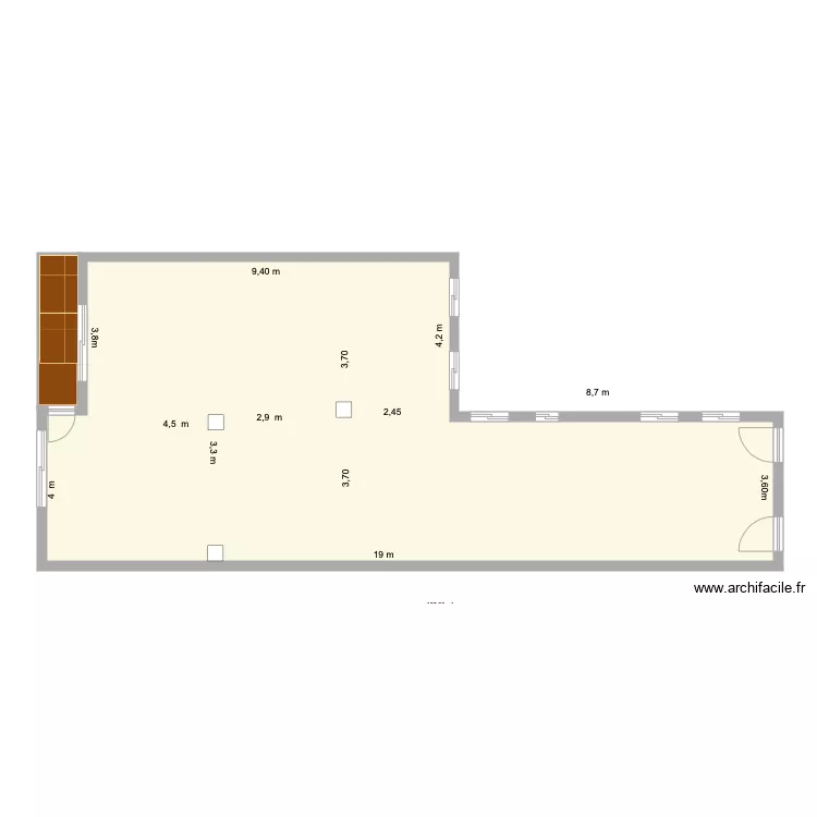 medidas mlagasca 27 estado actual. Floor plan with 
