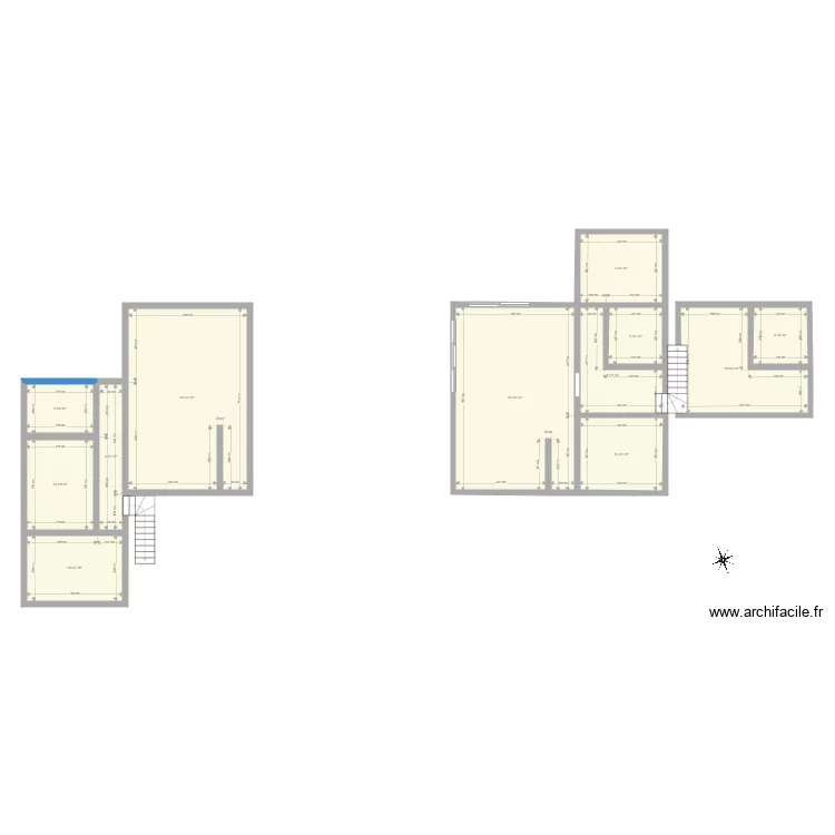 casa2. Floor plan with 