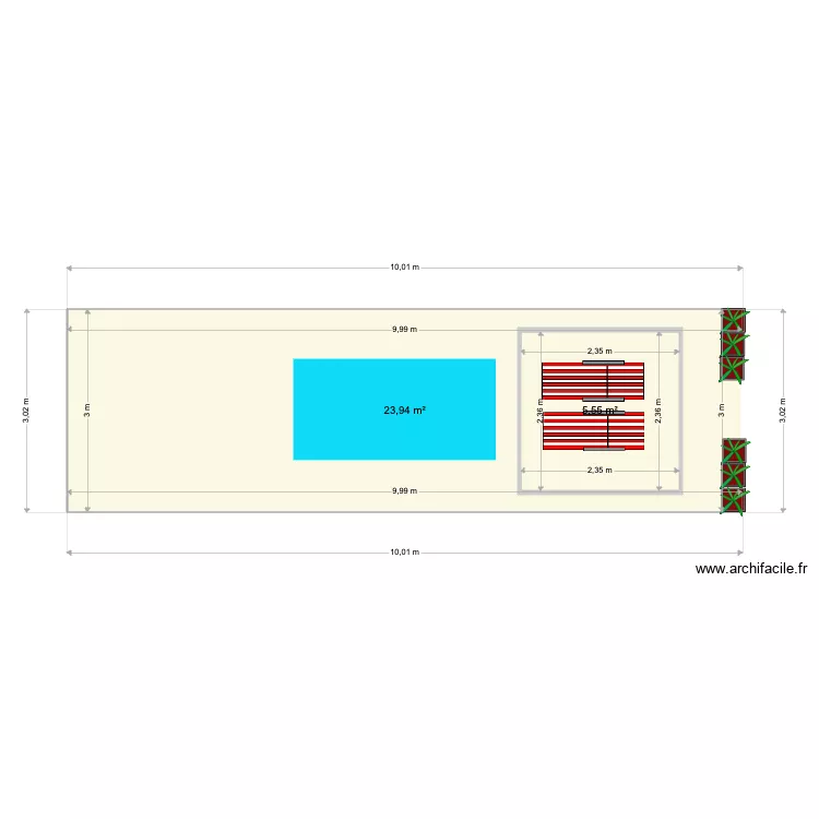 terrasse Marie Laure. Floor plan with terrasse Marie Laure. Floor plan with