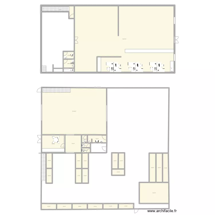 upstairs display area v4. Floor plan with 