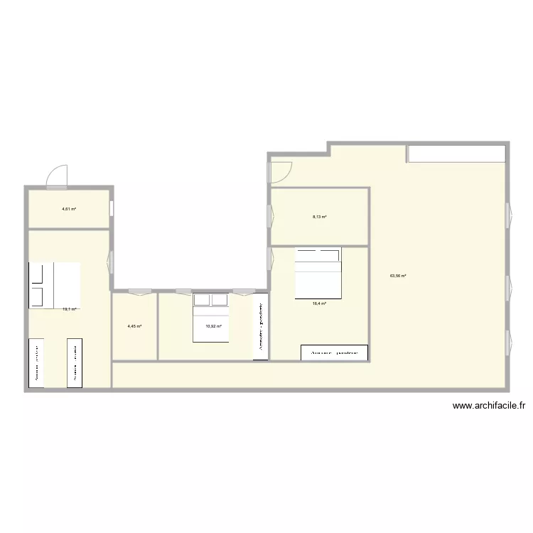 ferraz 57. Floor plan with 