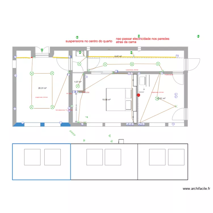 nos chambres facade étroit court et proche. Floor plan with nos chambres facade étroit court et proche. Floor plan with