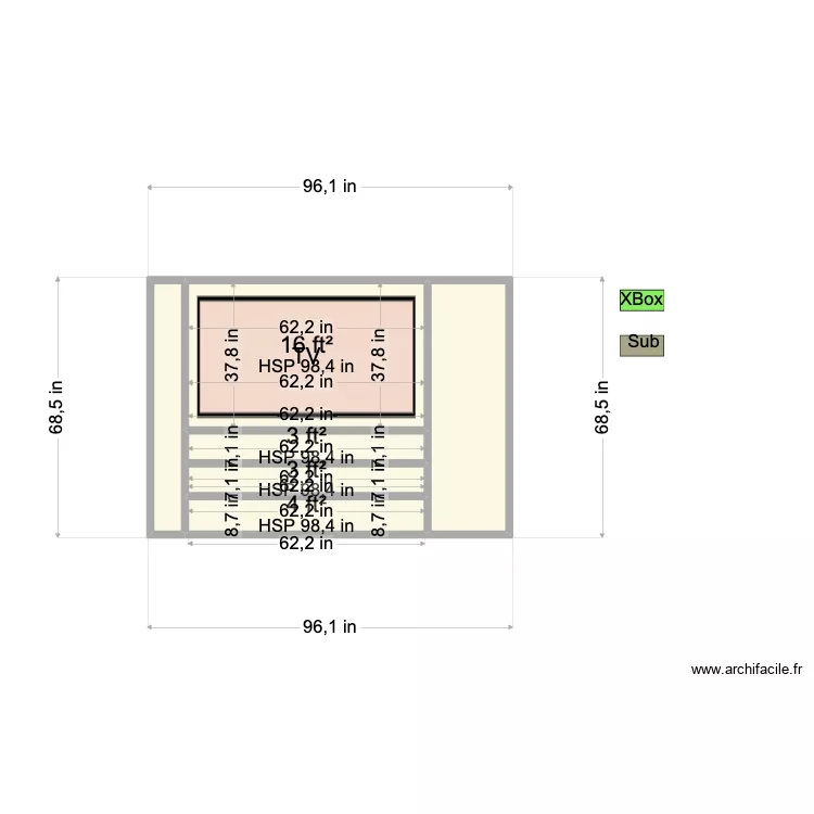 Basement Wall Side View2. Floor plan with 