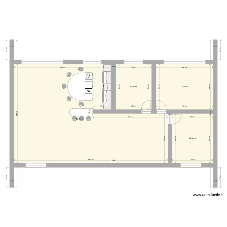 PLAN KOSSHY 2. Floor plan with 