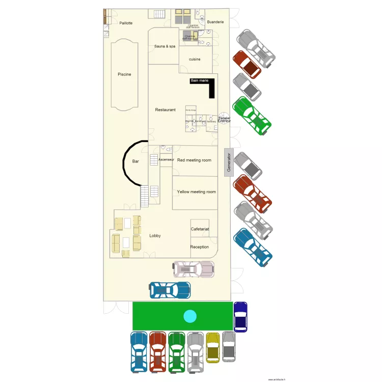 RDC mirador hotel2802. Floor plan with 