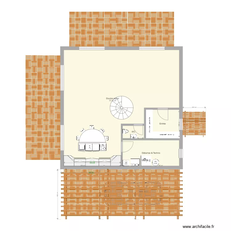 ZERENDA. Floor plan with 