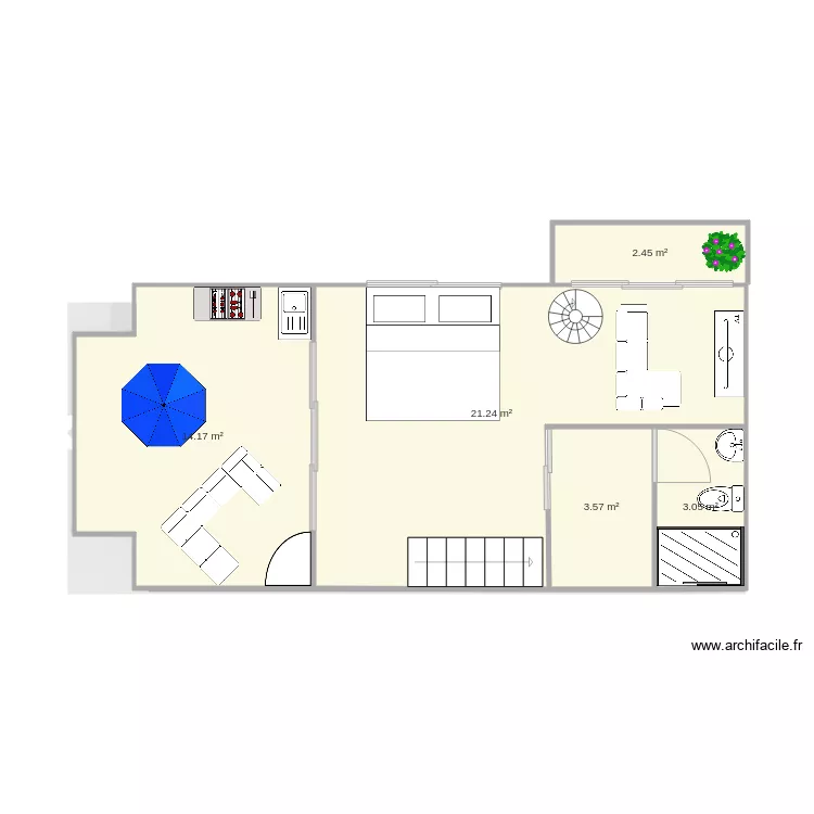 House. Floor plan with 