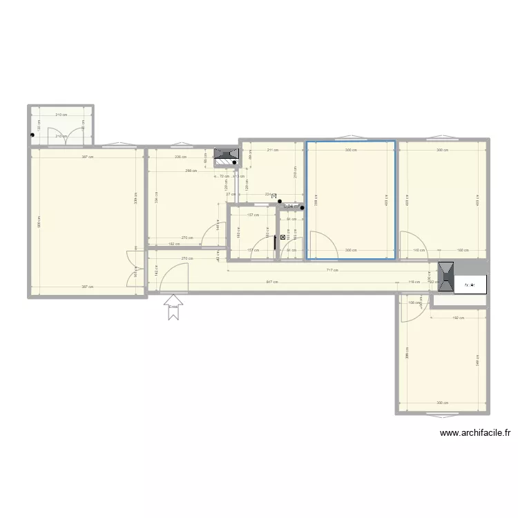 F4 FOUAD ALIOUECHE. Floor plan with F4 FOUAD ALIOUECHE. Floor plan with