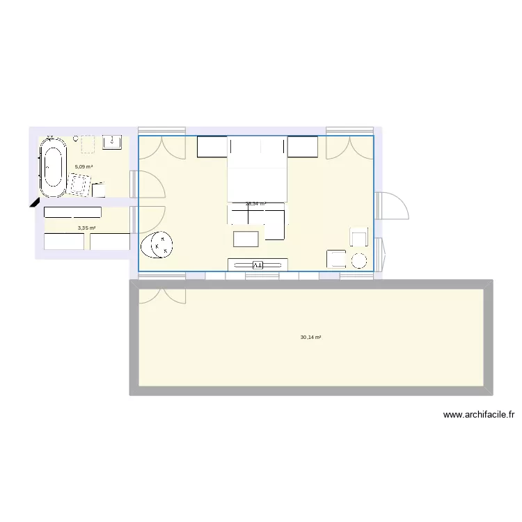 house. Floor plan with 
