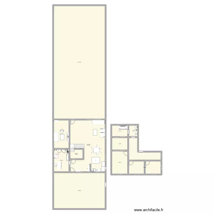 plano 1. Floor plan with 12  and 452 m²