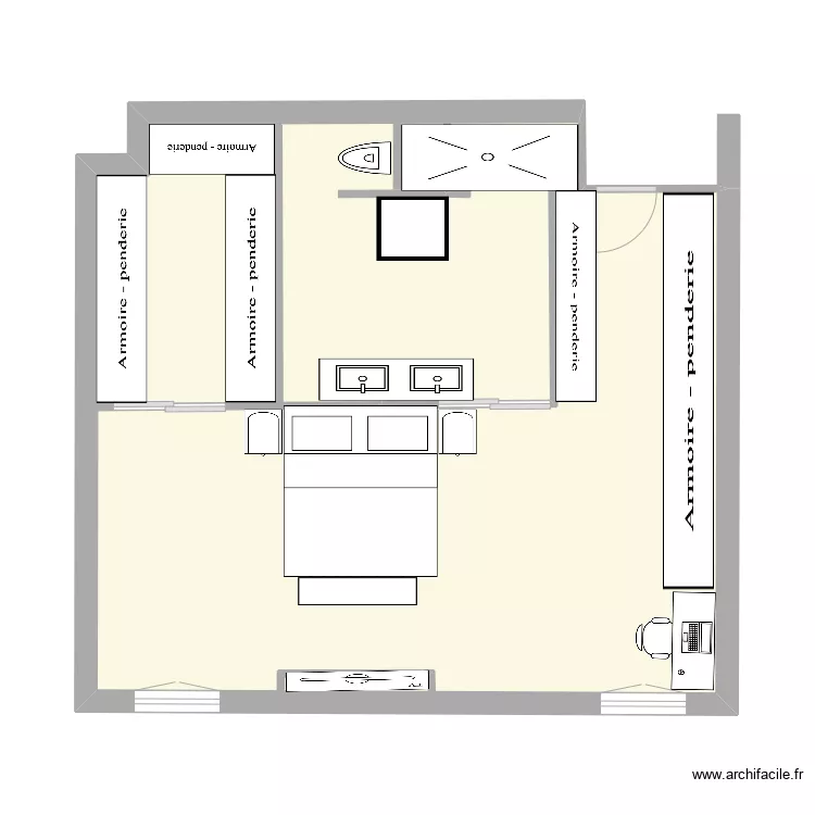 curra suite 5. Floor plan with 